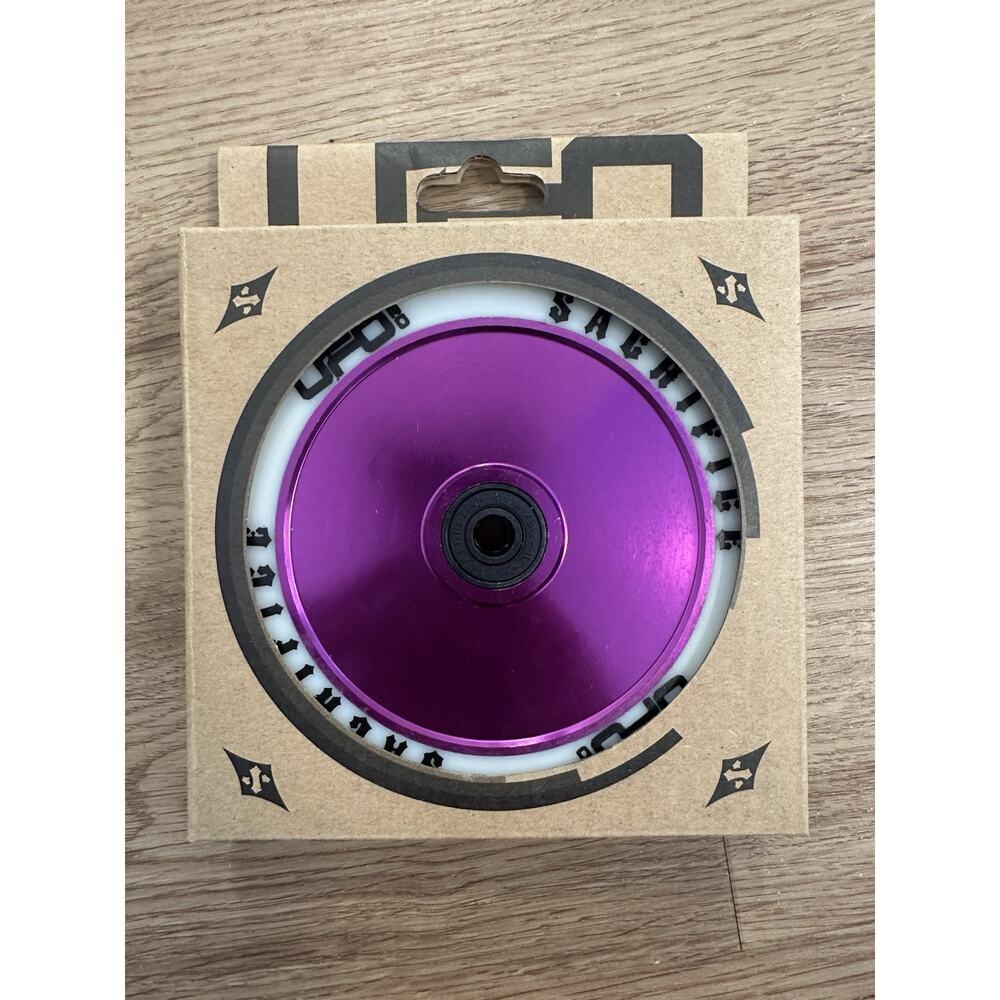 NEW Sacrifice UFO 120mm Wheel (Single) for Pro Scooter Purple And White